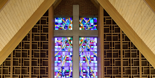 Stained glass window